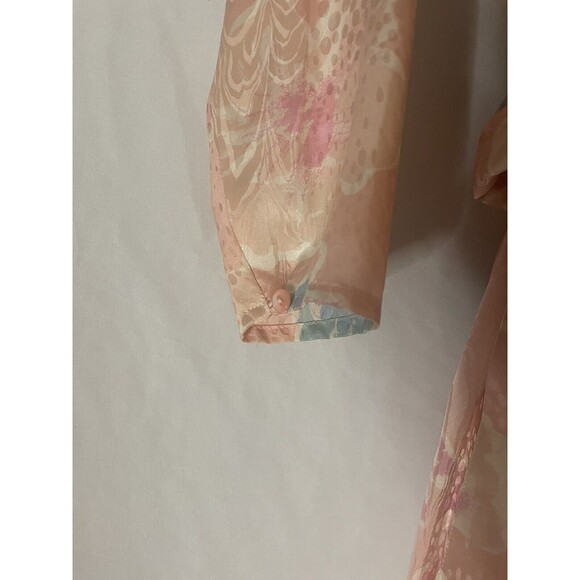 VINTAGE ARGENTI 100% SILK DRESS Size 6 70s 80s Mobwife Griselda Elegant Luxury - Picture 6 of 9